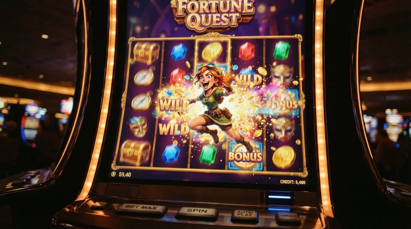 A Betsoft 3D animated pokie with cinematic character animations mid-spin