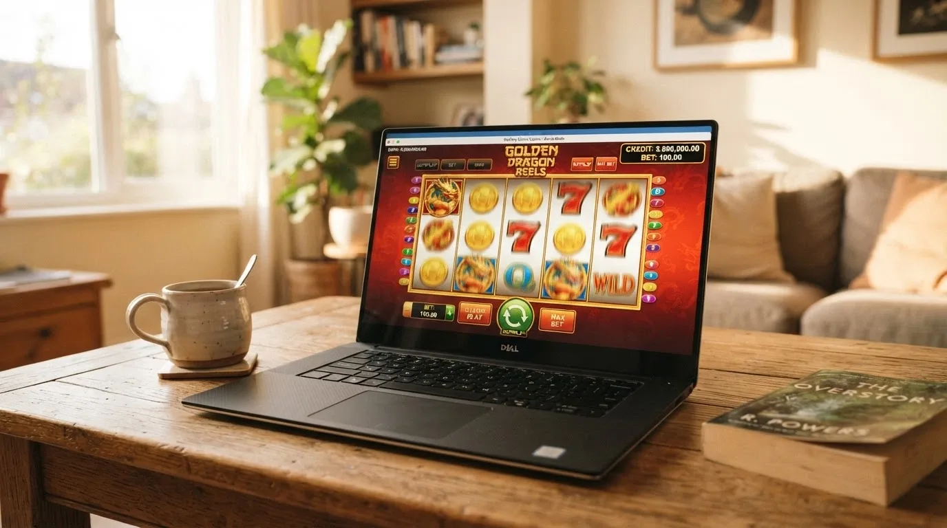 A Betsoft pokie loaded in demo mode with a play-money balance visible in the corner