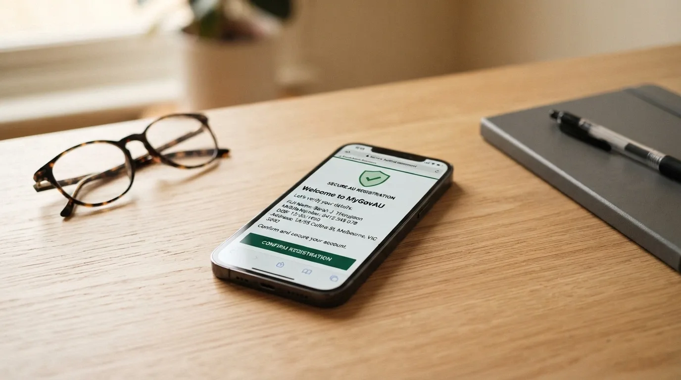 BetStop National Self-Exclusion Register webpage open on a smartphone screen