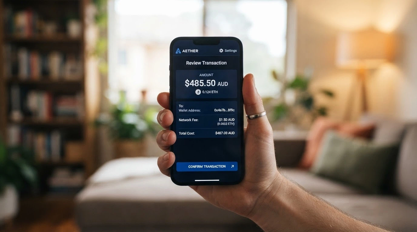 A cryptocurrency wallet interface showing a pending deposit to a casino address