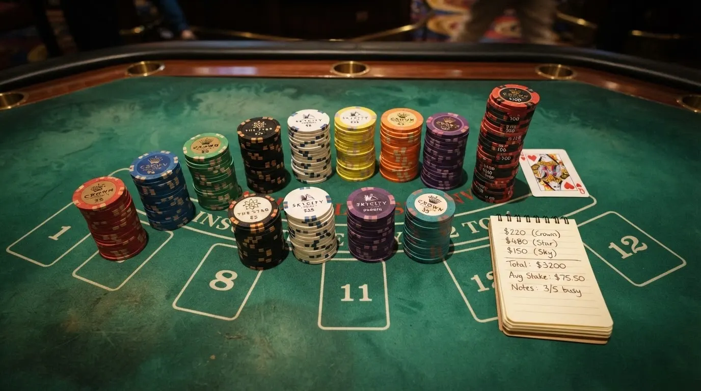A side-by-side visual comparison of operator logos or brand cards arranged across a table-like layout, with Curacao licence markers and welcome-bonus figures beneath each one